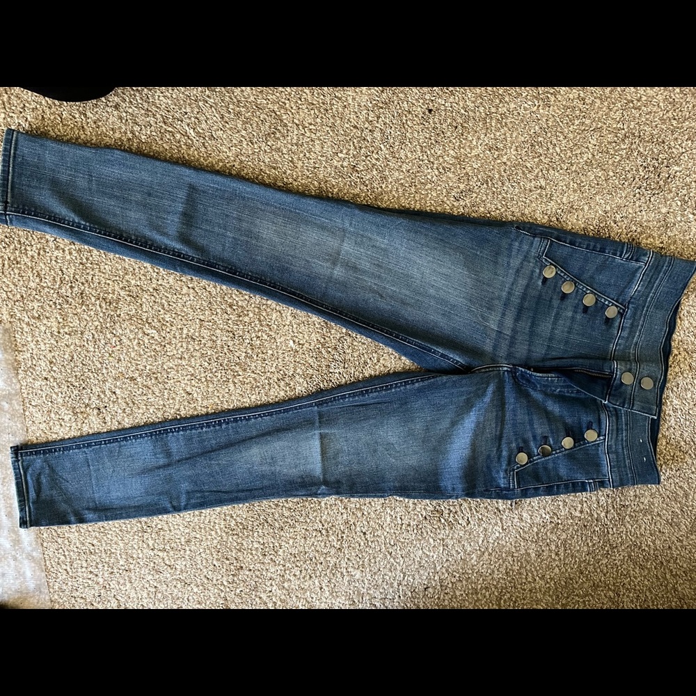 Denim perfect stretch high rise jeans for women- lightly used